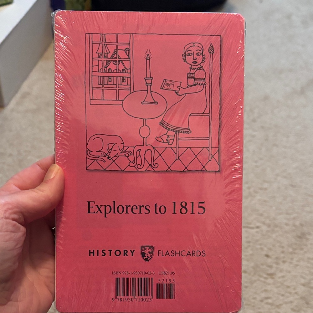 Veritas Press Explorers to 1815 History Flashcards - Pink Deck